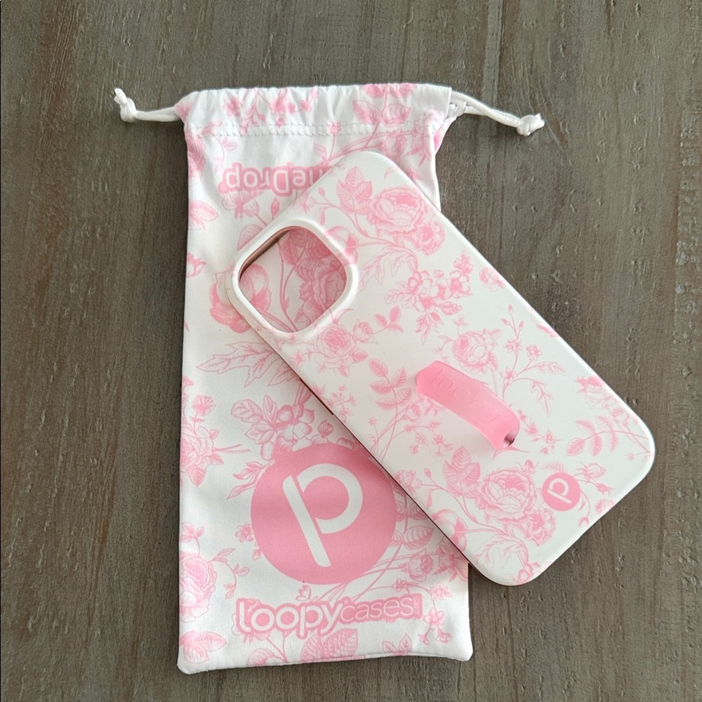 Loopy Case Blush Floral iPhone 15